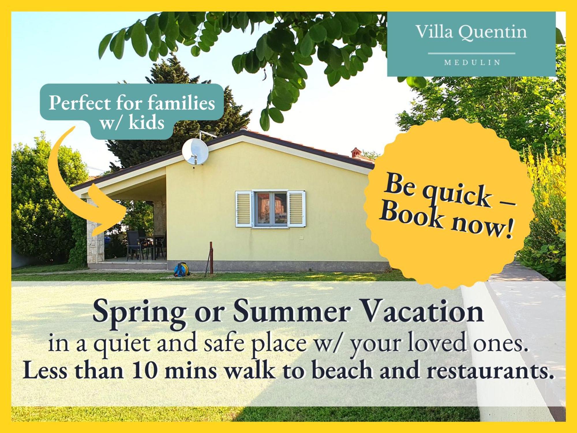 Villa Quentin - Quiet Place Close To Beach Medulin Exterior photo